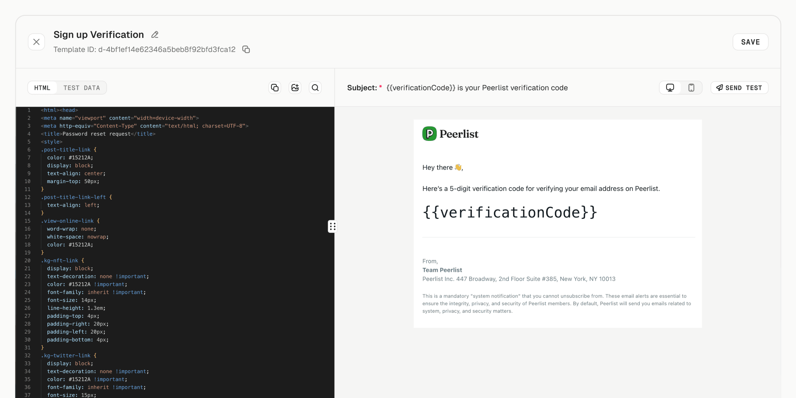 Project analytics dashboard